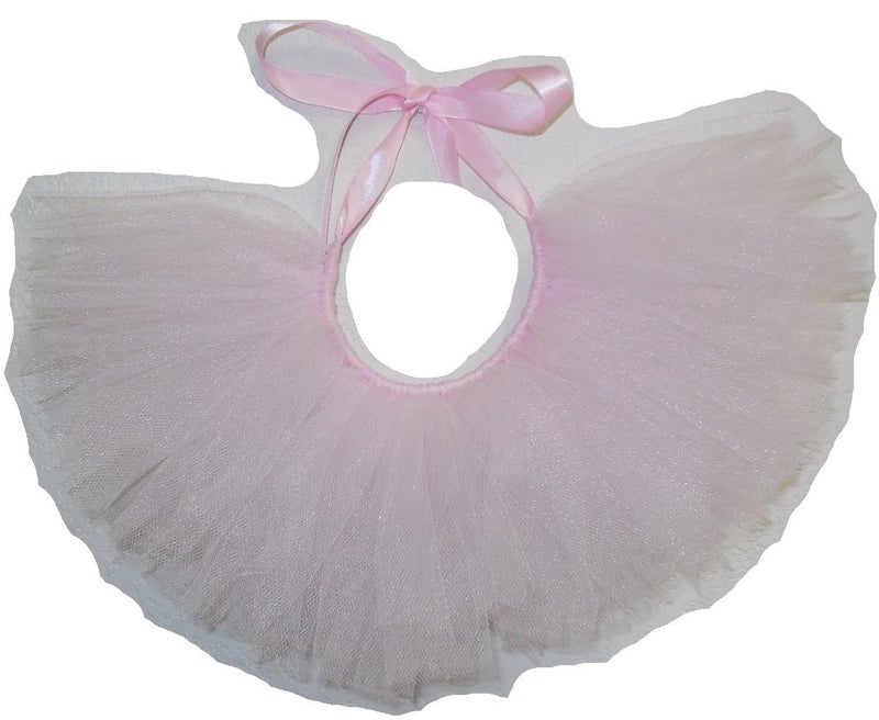 Pawpatu Handcrafted in USA Baby Pink Tulle Tutu for Small Dogs - Image 1